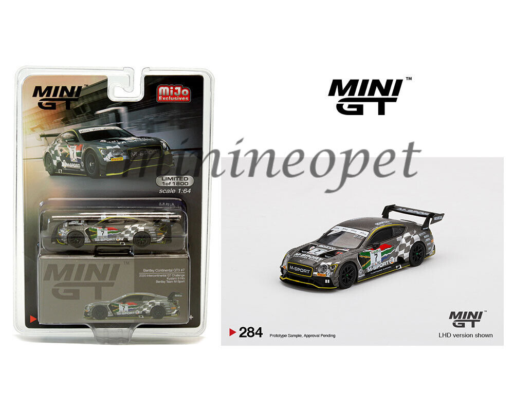 ミニカー MINI GT Bentley Continental GT3 #6 MINI GT MGT00284 BENTLEY CONTINENTAL GT3 #7 M SPORT 2020