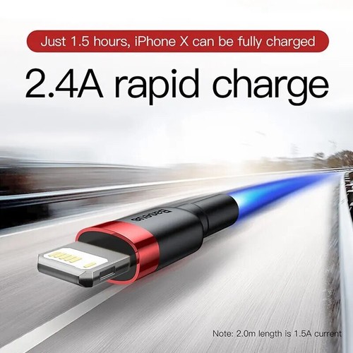 Kabel ładujący do iPhone Kabel do transmisji danych Kabel szybkiego ładowania 0,5m / 1m / 2m / 3m Baseus - Zdjęcie 4 z 13