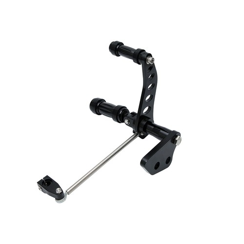 2X Motorcycle Forward Controls Foot Pegs For Harley Davidson Dyna Street 2006-17 - Foto 9 di 15