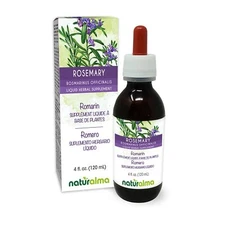 Naturalma Rosemary Rosmarinus officinalis Leaf Alcohol-Free Tincture - 4 fl o...