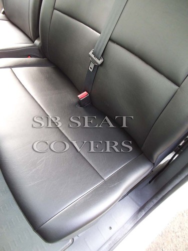 TO FIT A PEUGEOT EXPERT 9 SEATER MINIBUS, 2011, VAN SEAT COVERS, BLK LEATHERETTE - Picture 7 of 10
