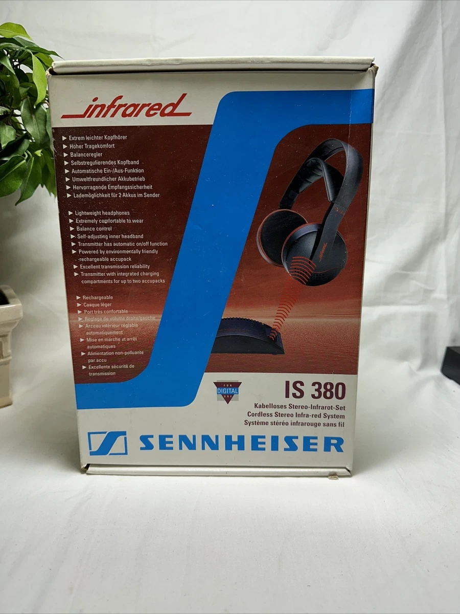 Sennheiser IS 380 Stereo Infrared Headphones For Hearing Impairment Sufferers