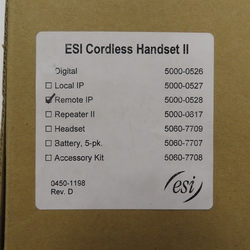 ESI IP Remote Cordless II Phone Base Station EXP10000 5000-0528 New VOIP - Picture 2 of 4