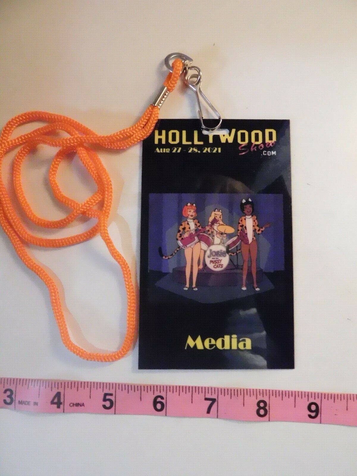 Limited Edition Josie & The Pussycats 2021 Media Pass w/lanyard