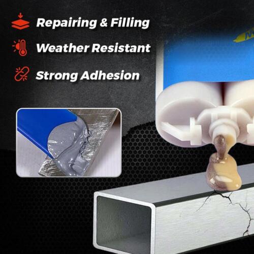 Heat Resistant Metal Weld & Repair Glue High-Temperature Glue Resistant H9W5