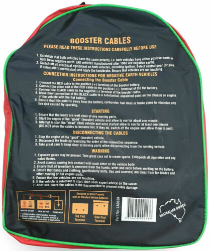 Booster Jumper Leads Heavy Duty 1000 Amps Professional 5m Cable Trucks Machinery - Bild 4 von 4