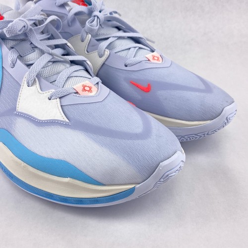 Nike Kyrie Low 5 Basketball Shoes Men's 18 Football Grey Blue Chill Nets Sneaker - Picture 5 of 20