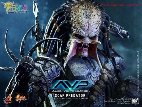 Perfect Hot Toys 1/6 Mms190 Avp Scar Predator 2.0 In Stock New - Picture 6 of 7