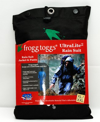 Frogg Toggs Ultralite 2 Rain Suit Jacket and Pants New in Package SZ XL/XXL