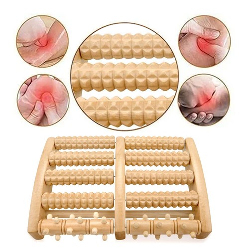 Fußmassageroller Fußmassagegerät Fußroller Holzroller Massagerät Massage Füße - Bild 7 von 8