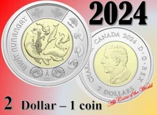 2024 Canada Celebrate Inuit Nunangat Non Coloured $2 Dollar BU UNC  - 1 coin