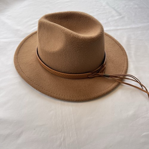 Cappello Western Cowboy Outback Classic Cowgirl Dusty Rider in feltro 100% poliestere 57/M - Foto 3 di 8