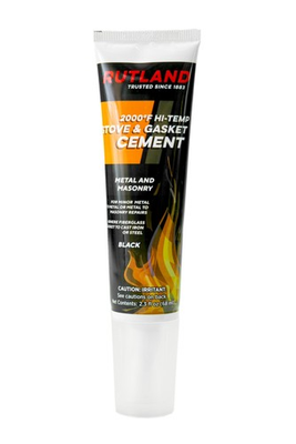 #ad Rutland Stove Gasket Cement 2.3 Ounce Tube Black 2.3 Oz $15.62