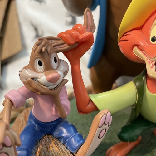 Disney Splash Mountain 30 Aniversario Br'er Conejo Oso Zorro Estatuilla Estatua - Imagen 21 de 24