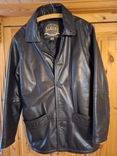 Lederjacke Herren, Schwarz