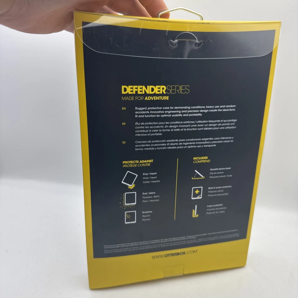 OTTERBOX 7729864 Defender Series Case Samsung Galaxy Note 10.1 - Black - Image 2 of 4