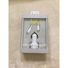 heyday USB Car Charger 6' USB-C to USB-C Cable -Ivory White