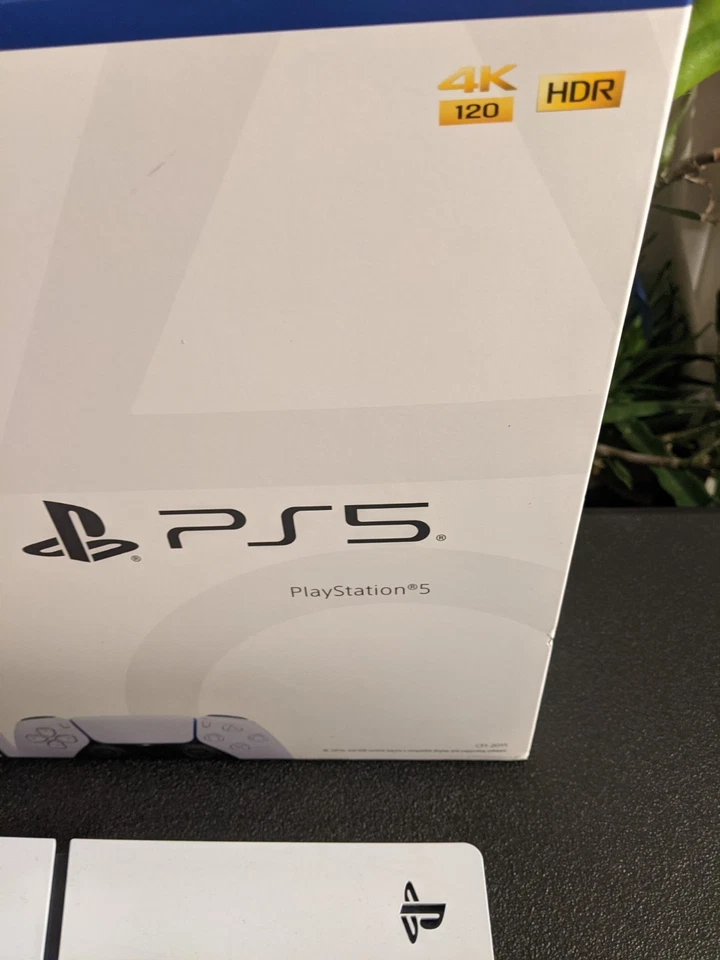 Sony Playstation 5 PS5 Versión Disco Consola CONTROLADOR EXTRA Paquete Foto 4 de 4