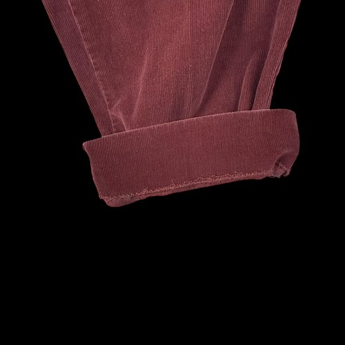 Jeans Calvin Klein vintage pantalone uomo rosso ruggine taglia 32 velluto a coste dritto 100% cotone - Foto 8 di 8