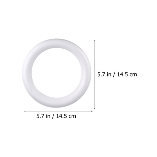 8 Pcs Wedding Decor Wreath Rings Handmade Party Decorations DIY Materials - Bild 12 von 12