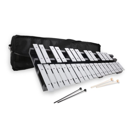 30 Notes Foldable Glockenspiel Xylophone, Percussion Instrument Kit for Adult...