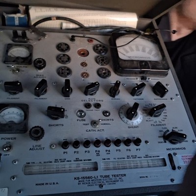 western electric KS-15560-L1 tube tester made by Hickok electrcial