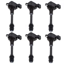 6 Piece Set of Ignition Spark Plug Coils for FX35 G35 M35 350Z 3.5L 22448AL615