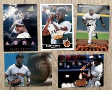 Barry Bonds MLB Baseball All Time HR Record 5 Card Lot - San Francisco Giants
