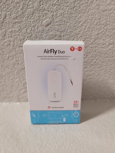 Twelve South AirFly Duo Bluetooth Wireless Audio Transmitter Receiver Connect 2 - Picture 1 of 6