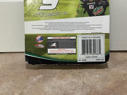 2004 Kasey Kahne Dodge Dealers Mountain Dew Rookie Intrepid Winners Circle 1/64 - Picture 6 of 7