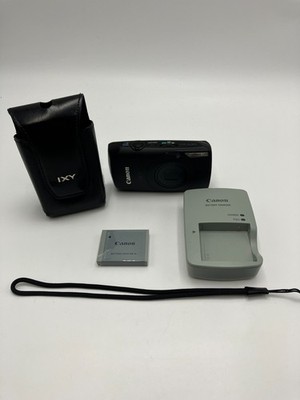 Good Canon IXY 30S BK Black Digital Camera w/Accessories from