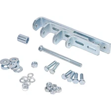 Mounting Kit Cast Steel Brackets, Bolt Spacer & Hardware; 800-10001