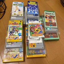 Super Famicom game software, box, and instruction set