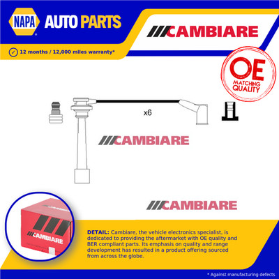 HT Leads Ignition Cables Set fits MITSUBISHI PAJERO/SHOGUN Mk2 3.5 94 to 99 New