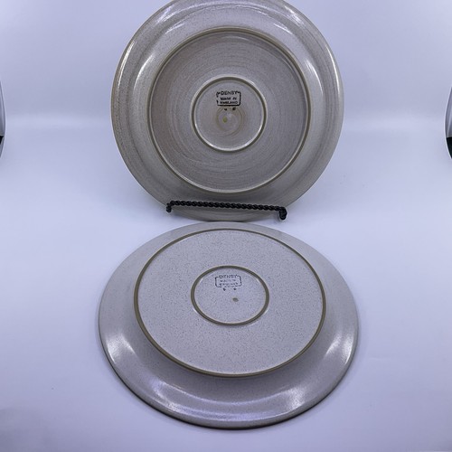 Juego de 2 platos de cena de gres Denby Potters Wheel rojo y verde de 10" - Imagen 6 de 8