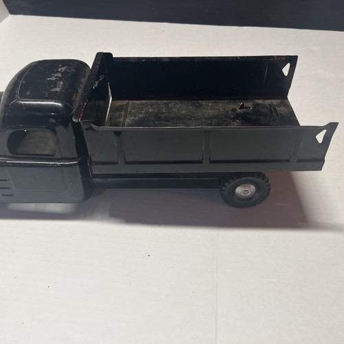 Vintage 1940's Structo Pressed Steel Dump Truck 21” With Structo Steam Shovel - Picture 5 of 23