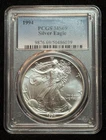 PCGS MS69 Uncirculated 1994 American Silver Eagle One Dollar S$1  Coin - 039