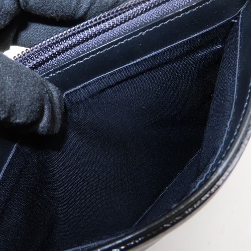 Auth BURBERR Logo Cotton Leather Adjustable Hand Bag Shoulder Bag Black Used F/S - Picture 22 of 24