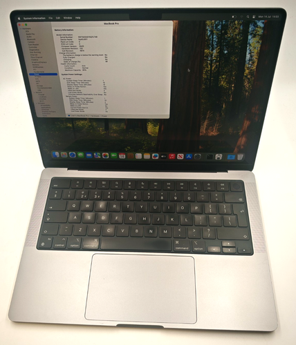 Apple MacBook Pro (A2442, 2021) M1 PRO, 16GB RAM, 512GB SSD