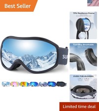 Ski Goggles Men Women Anti-Fog Snow Goggles UV Protection Snowboard Goggles f...
