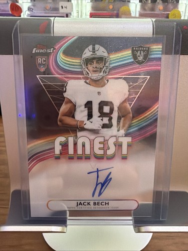 2025 Topps Finest - Rookie Finest Autographs Jack Bech #RFA-JBE (AU, RC)