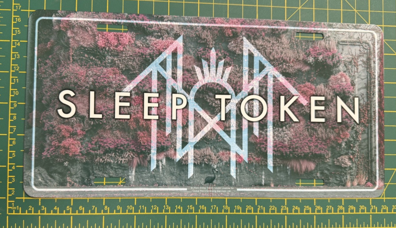 Sleep Token Even In Arcadia Number Plate Style Wall Sign Officially Licensed