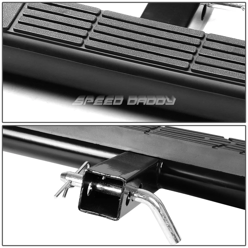 37英寸x3.25英寸踏板III级2英寸RECEIVER黑色拖车尾盖/后踏板杆 — 第 3/4 张图片