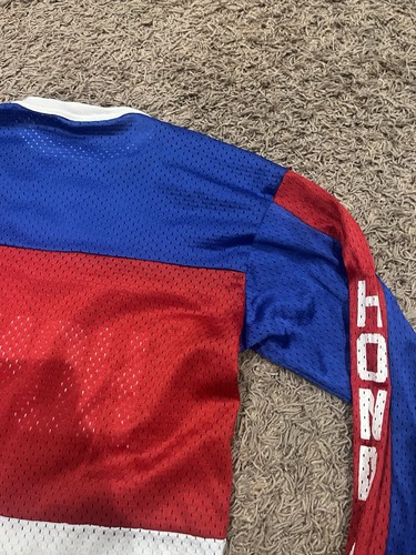 Vintage Honda Racing Mesh Jersey Motocross 70s 80s Colorblock Small Distressed - Picture 16 of 18