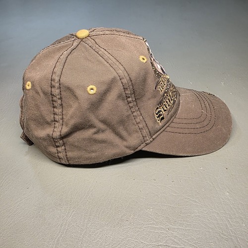 Southern Heritage Legends Strapback Hat General Robert E. Lee Capsmith Brown/Yel - Picture 5 of 14