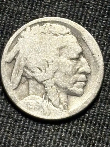 1919-D Buffalo Nickel - Good - Clear Restored Date
