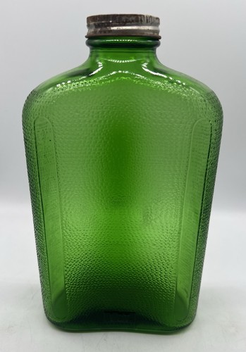 Vintage Green Glass Refrigerator Water Bottle - Picture 3 of 6