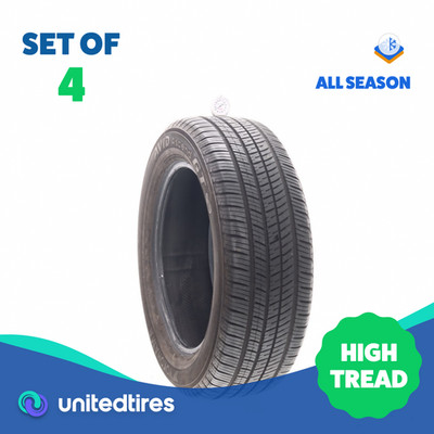 Set of (4) Used 225/60R18 Yokohama Avid Ascend GT 100H - 9-10/32