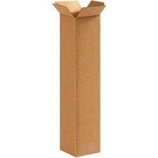 BOX USA 4x4x18 Tall Corrugated Boxes, Tall, 4L x 4W x 18H, Pack of 25 | Shipp...