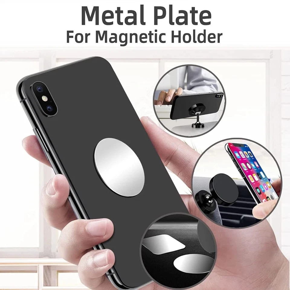 Phone Metal Plates for Magnetic Car Mount, Wall, Phone Holder. Replacement Se... - Image 3 of 4
